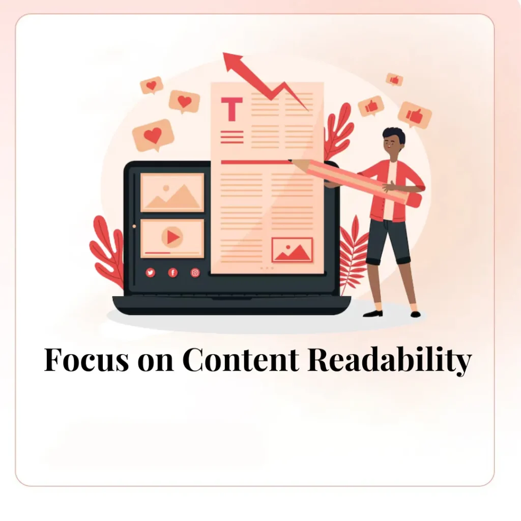 Focus on Content Readability